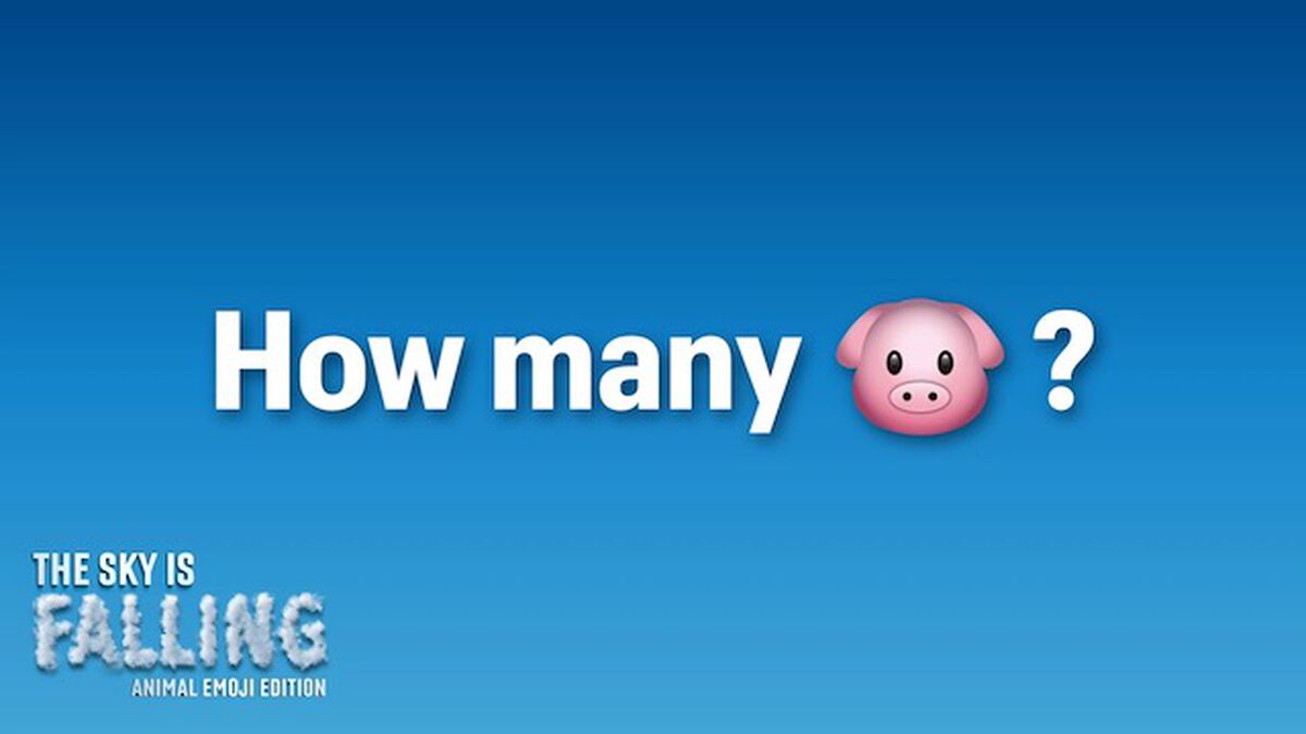 The Sky Is Falling - Animal Emoji Edition image number null